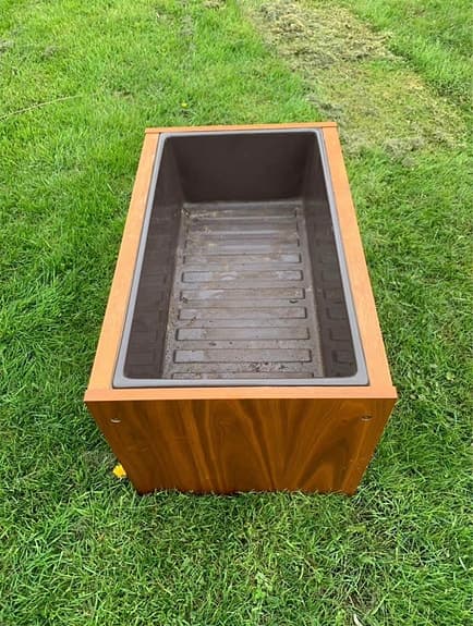 Planteringslåda retro i teak