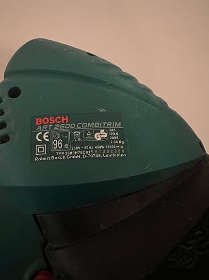 Bosch ART 2600 Combitrim grästrimmer eldriven grön