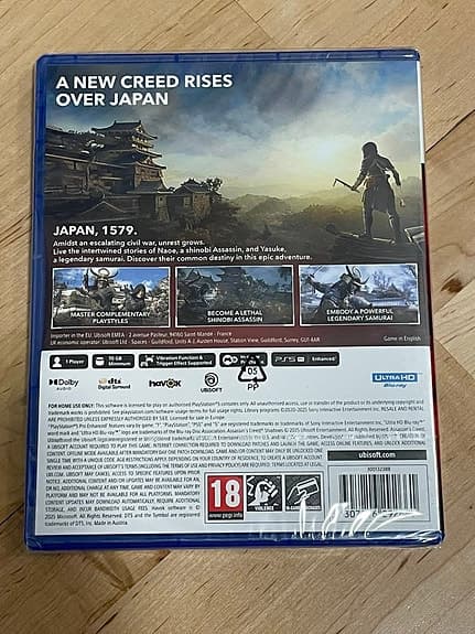Assassins Creed Shadows PlayStation 5 / PS5