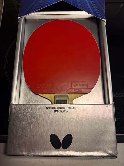 Butterfly Viscaria Super ALC bordtennisracket konkav röd/svart