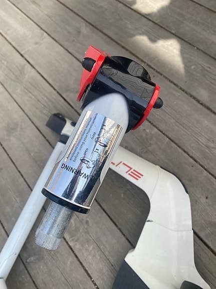 Elite Fluid cykeltrainer vit