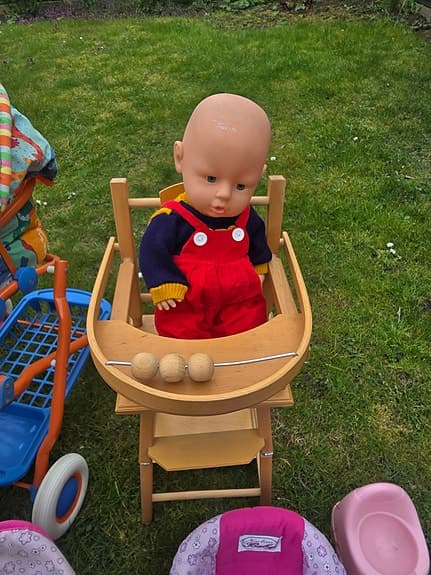 Stort Baby Born dockset med dockor, dockvagn och kläder