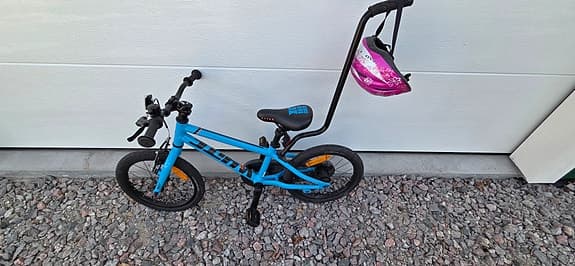 Barncykel 16" blå