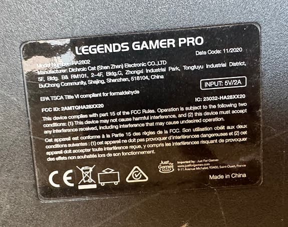 Legends Gamer Pro arkadkontroller USB
