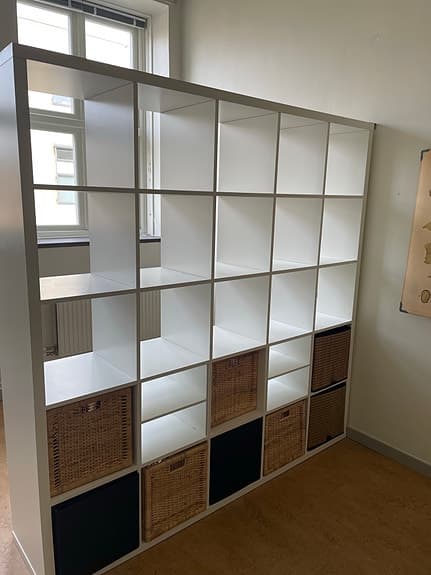 Kallax hylla + lådor