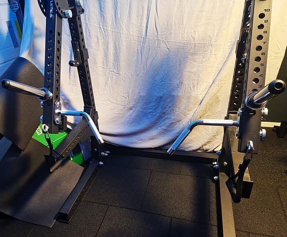 Premium Squat Rack +Jammer Arms : komplett hemmagym-setup
