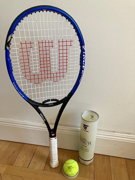 Tennisracket Wilson Zinger Pro med bollar
