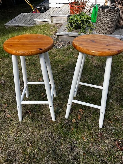 2 enkla pallar från IKEA
