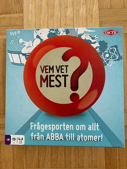 Tactic Vem vet mest? och Original Alias sällskapsspel