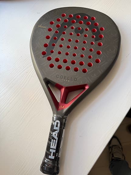 Head Coello Team padelracket grå/röd