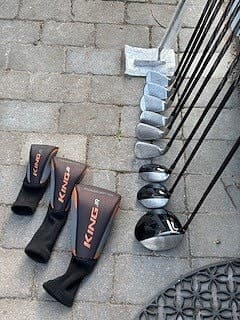 Cobra Junior golfset (höger) - Grafit 13-15 år + golfvagn Europa Jr