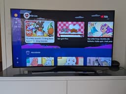 Samsung tv  55  kurved