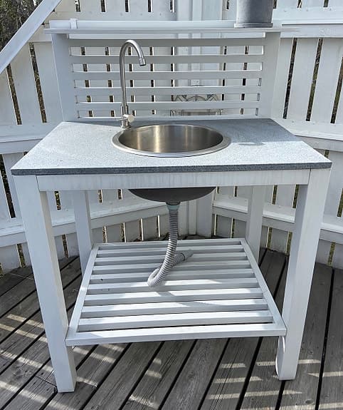 Bellac Utekök med Vask Vit