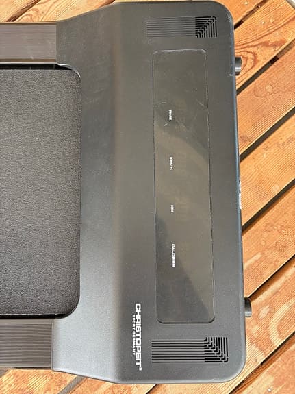 Crosstrainer gåband svart