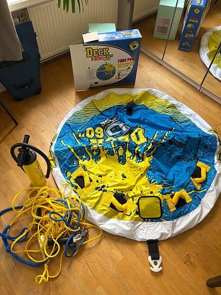 Base Deck 60 vattensporttub med rep och pump