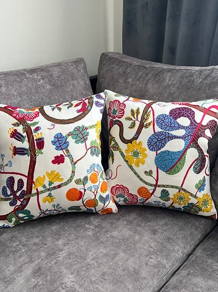 2st Kuddfodral / Tyg Från Svenskt Tenn/ Josef Frank/ Baranquilla