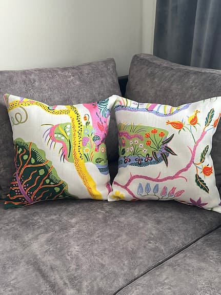 2st Kuddfodral/ Tyg Från Svenskt Tenn/ Josef Frank/ Hawai