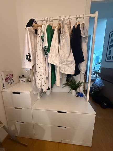 IKEA NORDLI byrå / förvaring – vit, modulär, mycket bra skick