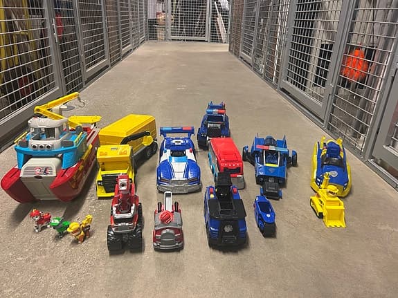 Paw Patrol leksaksfordon set
