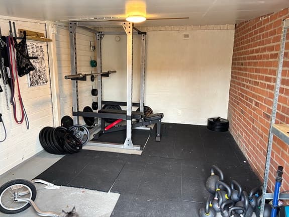 Hemmagym med powercage