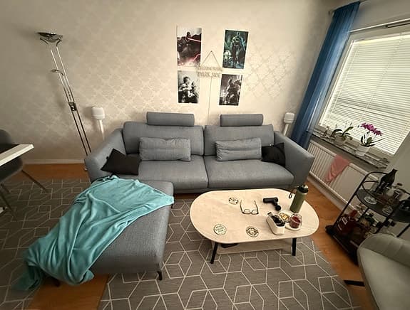 4 sits soffa och fotpall