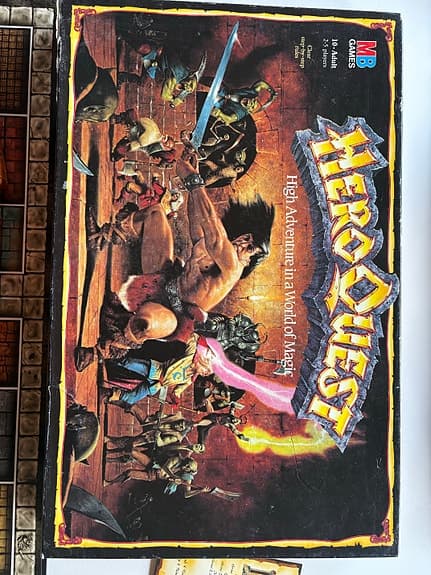 HeroQuest – komplett klassiker från MB Games – mycket fint skick
