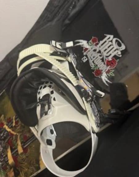 Ride snowboard med bindningar svart/vit