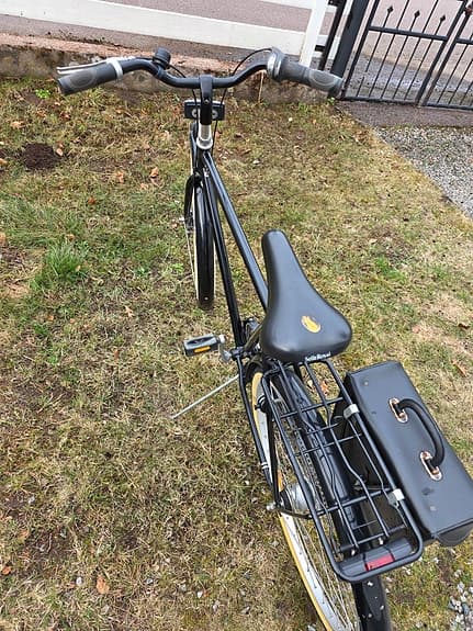 Skeppshult herrcykel 28" svart ramstorlek L
