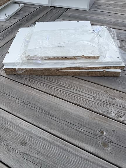 NYA Utrusta hyllplan vit 5 st