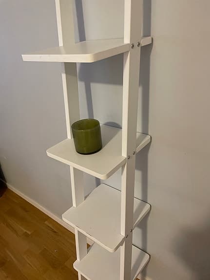 Ikea hylla stege vit