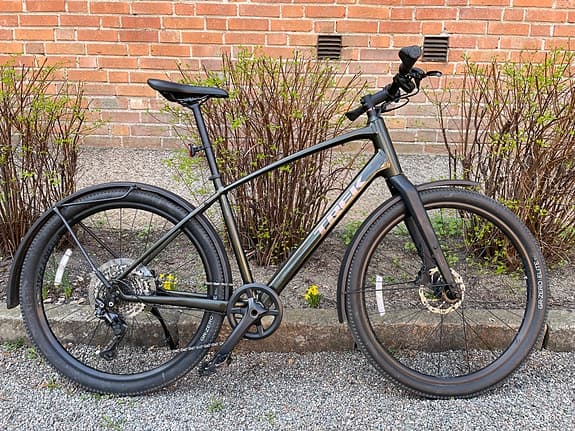 Trek Dual Sport 3 Gen 5 L Olive Green Hybridcykel