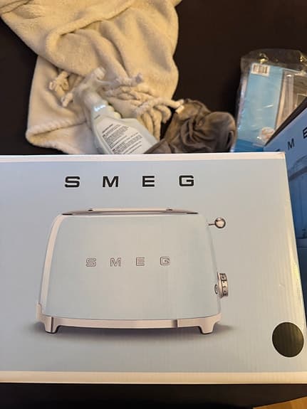 Smeg brödrost 2-skivor svart