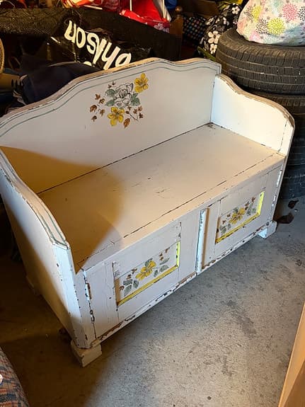Träsoffa