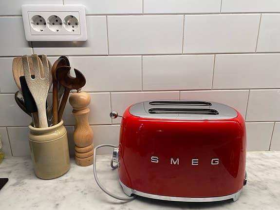 Smeg brödrost röd
