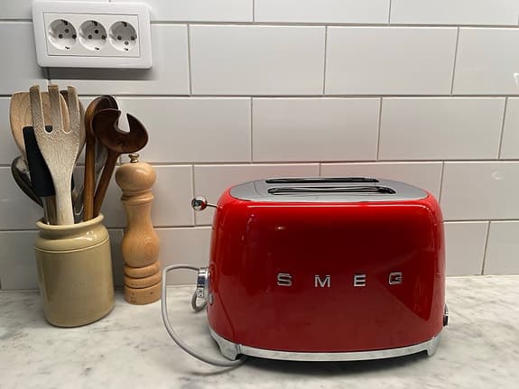 Smeg brödrost röd