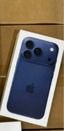 Iphone 17 Pro Max 256 gb mörkblå