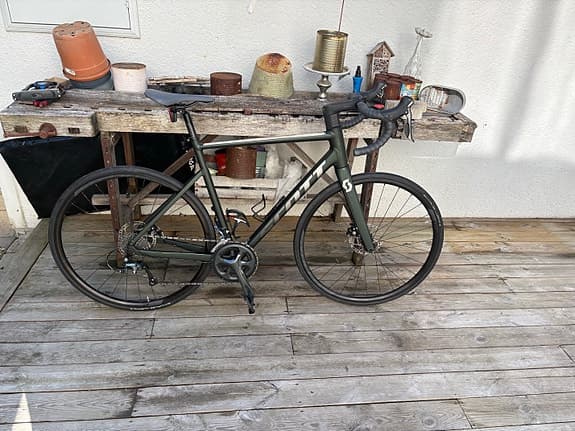Scott speedster 20 med cykeldator Sigma ROX 12.0 sport