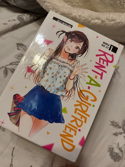 Rent-A-Girlfriend manga volym 1–6 engelska + 2st dubbelsidiga posters