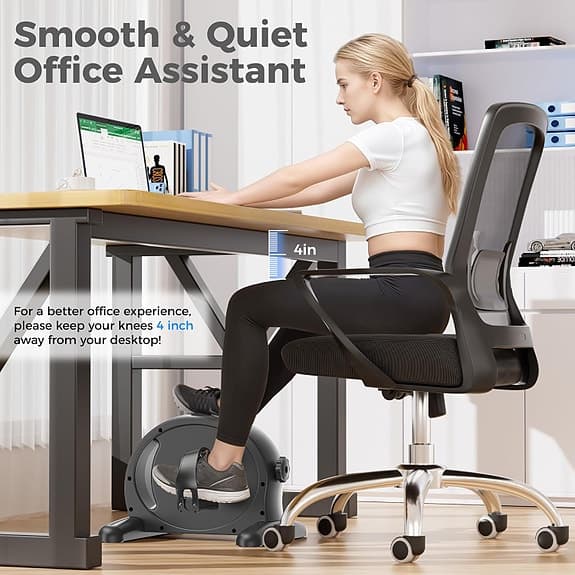 Mini Motionscykel för Armar och Ben- Svart