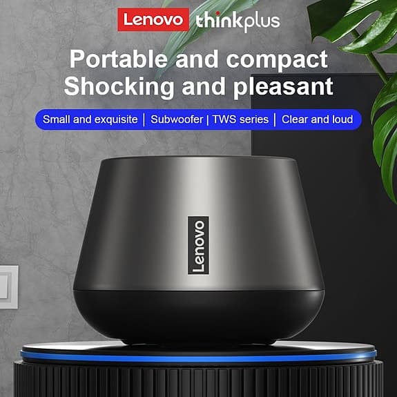Lenovo K3 Pro - Kompakt Bluetooth-högtalare med Tung Bas & HD-ljud - NY!