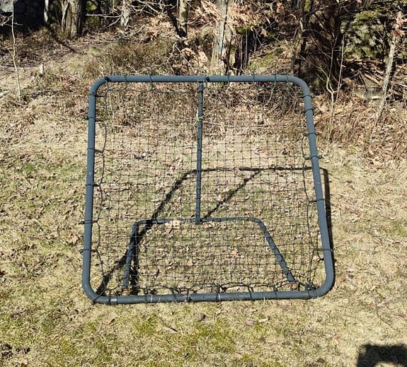 Stort fotbollsmål samt rebounder