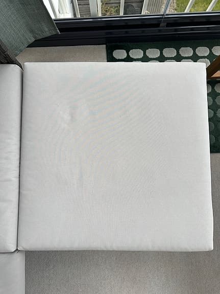 Kuddarna sittdynor och ryggdynor