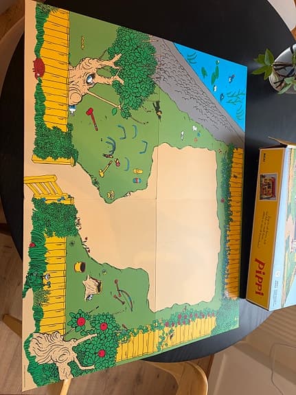 Pippi Långstrump Villa Villekulla lekset med hus, figurer och spelplan