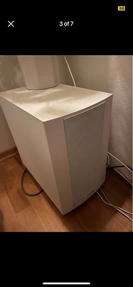 Hemmabiosystem / surround system inkl förstärkare och baslåda