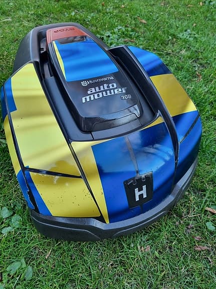 Husqvarna Automower 308 robotgräsklippare blå/gul