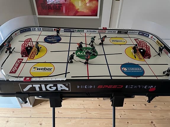Stiga High Speed ishockeyspel med ställning och extra spelare