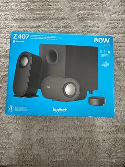 Logitech Z407 högtalarset 2.1 bluetooth 80W svart