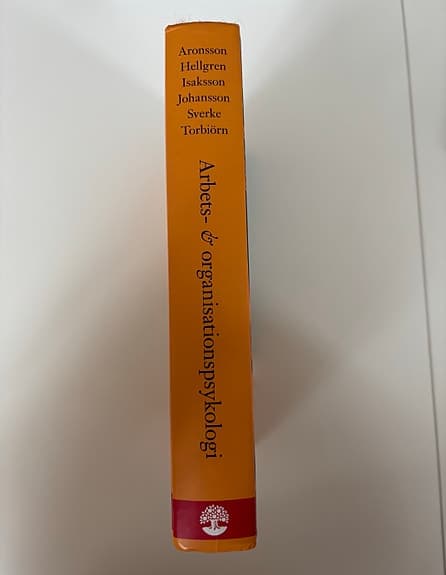 Kurslitteratur Arbets- och organisationspsykologi Gunnar Aronsson m fl