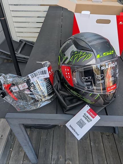 LS2 Rapid II Street Pirates MC-hjälm 3XL (65-66cm)