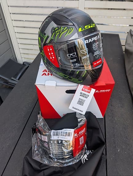 LS2 Rapid II Street Pirates MC-hjälm 3XL (65-66cm)